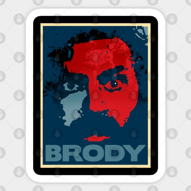 Bruiser brody - Popart Sticker by gulymaiden